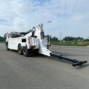 Camión Grúa de Servicio Pesado HOWO NX 6x4 de 25 Toneladas con Plataforma y Elevador Combinados para Rescate en Carreteras Urbanas y Remolque de Vehículos Ligeros - Product Image 3