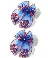 Patriotic Shaker Bow: Jepit Rambut Merah Putih Biru untuk Hari 4 Juli