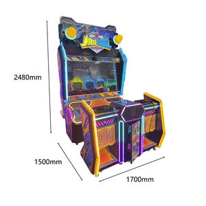 2025 nuevo modelo <span class=keywords><strong>de</strong></span> juego <span class=keywords><strong>de</strong></span> disparos <span class=keywords><strong>de</strong></span> doble <span class=keywords><strong>jugador</strong></span>, máquina <span class=keywords><strong>de</strong></span> Arcade, pistola dinámica con pistola <span class=keywords><strong>de</strong></span> ataque motorizada, <span class=keywords><strong>juegos</strong></span> que funcionan con monedas - Product Image 4