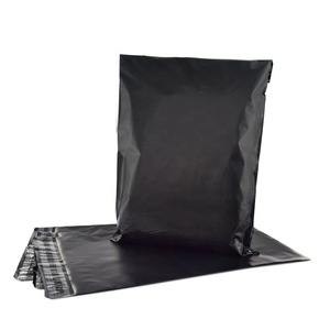 Personalizzato basso moq vendita calda impermeabile forte adesivo 10x13 sacchetto <span class=keywords><strong>postale</strong></span> nero sacchetto di spedizione abbigliamento poly mailing package - Product Image 2