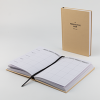 Carnet de notes de qualité supérieure avec couverture rigide en tissu lin, impression offset et bords pulvérisés - Nouveau procédé d'impression