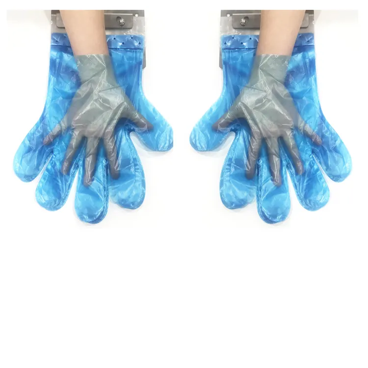 Tek kullanımlık tıbbi muayene için yüksek kaliteli sıcak satış LDPE eldiven Hdpe eldiven