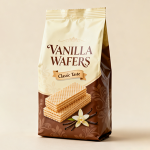 Sac plat à fond carré imprimé sur mesure de qualité alimentaire pour les emballages de pâtes, de chocolat, de biscuits et d'aliments - Product Image 4