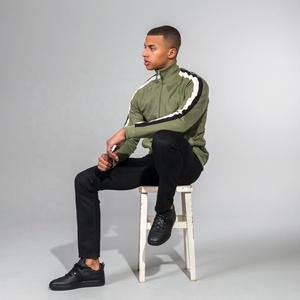 Veste décontractée pour hommes, ensemble de sport, d'athlétisme, Jogging, avec fermeture éclair complète - Product Image 6