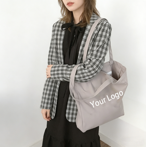 Sacs en toile de coton de grande taille avec logo personnalisé, sacs de shopping avec impression personnalisée, sacs fourre-tout en toile pour femmes - Product Image 1