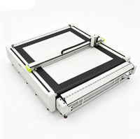 Máquina de corte de tela automática Honki Bright XY HB-ZD3560 con cinta transportadora, anidamiento inteligente por IA, 3.5m*6m, 11KW para persianas romanas