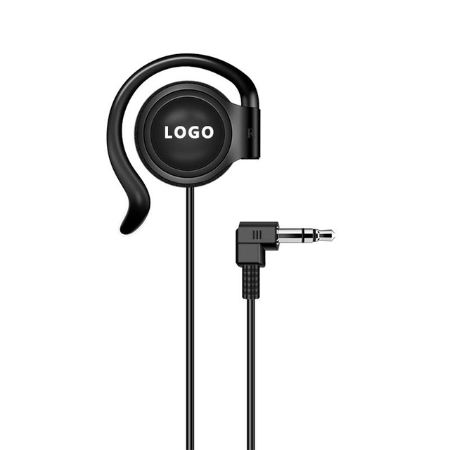 Single Side Earphone One Ear Headphone for Tour Cheap Handsfree Sports Comfortable 3.5mm Earhook Headphone