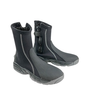 Botas de Buceo de Neopreno con Cremallera Lateral YKK, Correa de Velcro Ajustable, Puntera y Talón Reforzados, Suela de Goma Antideslizante para Pesca Submarina - Product Image 6