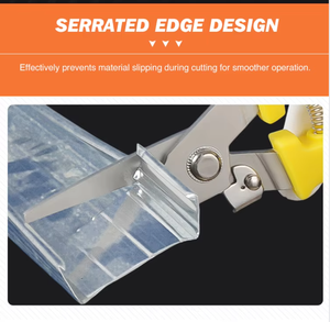 Thép không gỉ mịn cạnh TPR cao su xử lý đa chức năng mạnh mẽ thợ điện kéo tự làm cáp dây cắt tin snips - Product Image 5