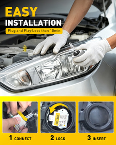 หลอดไฟ AUXITO D1S HID 6000K แสงขาวเย็น ระยะส่องสว่างไกลขึ้น 300% หลอดไฟซีนอน IP67 สำหรับเปลี่ยนแทน 66144 66140 85140 85415 8541 - Product Image 5