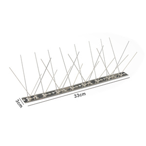 Ongediertebestrijdingsduivenvogels <span class=keywords><strong>Spikes</strong></span> Metalen 304 Roestvrijstalen Basedoornen Anti-Vogelpieken