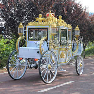 Charrette royale électrique de luxe de style européen, chariot à quatre roues, chariot de tourisme, wagon royal - Product Image 6