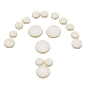 ชุดแผ่นเป่าลมไม้สากล17ชิ้นสำหรับคลาริเน็ตแผ่นหนังพร้อมเครื่องมือติดตั้ง - Product Image 6