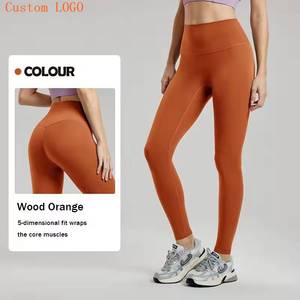 Uzun Kollu Gömlek Yüksek Bel Tayt 2 Parça Takım Süveter Tişört Kadın Spor Pantolonu Koşu Fitness yüksek bel yoga taytı - Product Image 2