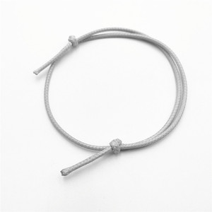 Fashion <b>String</b> <b>Bracelets</b> Stretchable Braided Black Red Pink Coffee Light Gray 1.5mm 2.0mm Coarse For Couples Children Anklets - Product Image 5