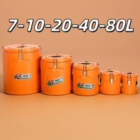 Ensemble de 5 glacières rondes 7-10-20-40-80L – Garde au chaud et au froid – Glacières tendance pour la conservation de la fraîcheur et des glaçons