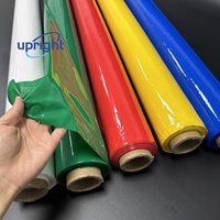 Approvisionnement direct d'usine de plastique PVC transparent mat de 0,07, 0,1 et 0,15 mm pour la reliure de livres et les couvertures de carnets.