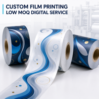 Servizio di Stampa Digitale Personalizzata su Film Plastico per Imballaggi Flessibili in PE Laminato con Logo