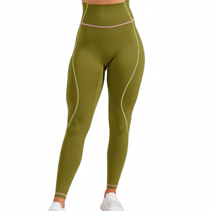 Logotipo personalizado Activewear Tie Dye Yoga Pantalones Mujeres Adelgazamiento Shaper Cintura Entrenador Leggings Yoga Mujeres Leggings - Product Image 1