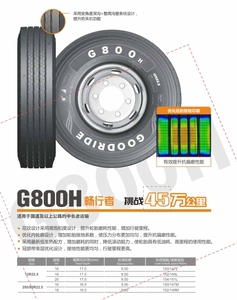 ยางรถบรรทุกคุณภาพสูง G800 รุ่นใหม่จากจีน ขนาด 295/80R22.5-16 แบบเรเดียล ทนทานต่อการใช้งานหนัก พร้อมยางใน - Product Image 5