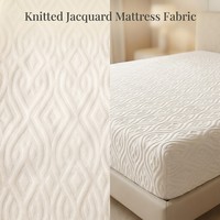 Tissu de matelas en polyester et coton en gros, tissu tricoté économique, housse durable, textile de literie, approvisionnement en vrac