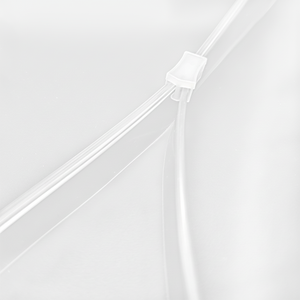 Fermeture à glissière transparente en PVC directe d'usine vente en gros de sac à fermeture à glissière en nylon de tension fermeture à glissière en plastique scellée - Product Image 1