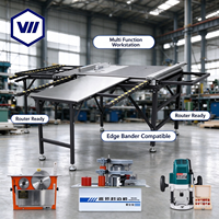 Scie à table industrielle WANJIA A4S pour le travail du bois, réglage de la hauteur de la lame, règle laser, fourniture en gros pour usines de meubles sur mesure
