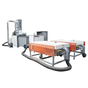 Automatic pillow filling machine production line with opening and carding polyester fiber cushion filling machine