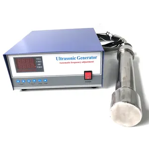 Tubular Rod High-Capacity Ultrasonic Cleaner Ultrasonic Power 1500W Submersible Ultrasonic Tubular Reactor