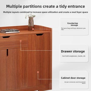 Meuble à <span class=keywords><strong>chaussures</strong></span> en acier pour <span class=keywords><strong>entrée</strong></span> de maison, <span class=keywords><strong>console</strong></span> tout-en-un, nouveau modèle 2024, vente chaude, <span class=keywords><strong>rangement</strong></span> pour couloir <span class=keywords><strong>d</strong></span>'escalier, grande capacité - Product Image 3