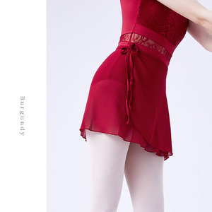 Gonna da Balletto Lunga in Chiffon per Donna, Tutù da <span class=keywords><strong>Ballerina</strong></span> <span class=keywords><strong>con</strong></span> Fibbie Regolabili, Abbigliamento da Danza - Product Image 6