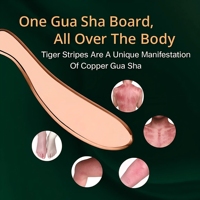 Energinox Cuivre pur Drainage lymphatique du visage Thérapie physique Fascia Grattage du dos Massage Corps Gua Sha Outil de grattage