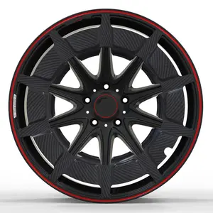 21 22 23 24 Inch Forged Alloy Rims carbon fiber coating Aerodisc Customized Car Passenger Wheels for Mecedes Ben G3