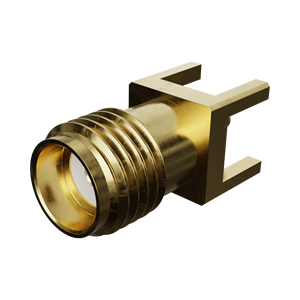 Connettore Coassiale RF 733910060 SMA Jack Diritto <span class=keywords><strong>per</strong></span> PCB, Receptacle Passante, Corpo in Ottone Placcato Oro (Au), 80 Pezzi <span class=keywords><strong>per</strong></span> Confezione - Product Image 1