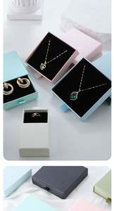 Boîte cadeau en papier noir personnalisée avec logo pour bijoux et montres, vente en gros - Product Image 6