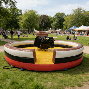 Jeu de taureau mécanique durable et commercial, taureau de rodéo gonflable pour adultes et enfants - Product Image 1