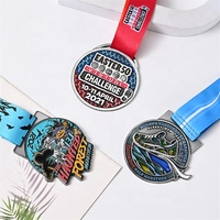 Médaille commémorative en métal personnalisée pour ultra-marathon de 50 km – Badge d'honneur exclusif pour les coureurs de la course de 50 kilomètres, personnalisable