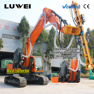 Tùy chỉnh máy xúc DTH Giàn Khoan trang bị thêm gói hệ thống khoan đá thủy lực cho các dự án móng cọc năng lượng mặt trời - Product Image 3