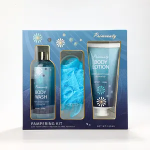 Wholesale Luxury Bath Set Moisturizing Skin Perfume Lightening Shower Gel Gift Set Body Lotion Body Wash