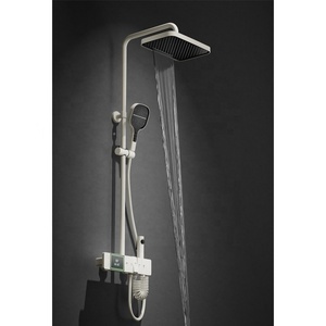 Ensemble de <span class=keywords><strong>douche</strong></span> à tuyau à main et ensemble de <span class=keywords><strong>douche</strong></span> de salle de bain mural intégré - Product Image 1