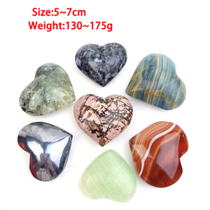 Bulk Atacado Mixed Material Crystal Craft Polido Coração de alta qualidade para a decoração Home - Product Image 2