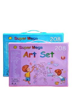 Set de Dibujo Artístico de 208 Piezas para Niños, Kit de Pinceles y Caballete para Graffiti, Pinturas de Acuarela para Niños - Product Image 3