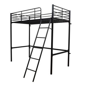 Modern Clove High Sleeper Bunk <b>Bed</b> Metal Frame Loft Desk School Hotel Wood Material Dormitory Bedroom Hospital MILENYUM Brand - Product Image 5