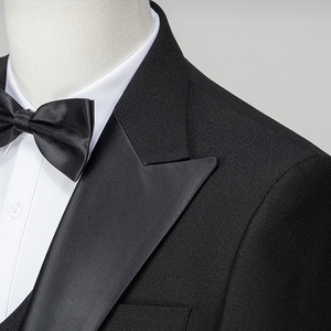 Costume <span class=keywords><strong>de</strong></span> Mariage Élégant Homme <span class=keywords><strong>de</strong></span> Haute Qualité, <span class=keywords><strong>Ensemble</strong></span> 3 Pièces : Veste Formelle <span class=keywords><strong>de</strong></span> Luxe, <span class=keywords><strong>Pantalon</strong></span>, Gilet à Col Châle, Taille XL et Grandes Tailles - Product Image 4
