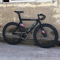 Vélo à pignon fixe METTLER à 3 ou 5 rayons, frein à rétropédalage, compatible avec les vélos rétrocompatibles.