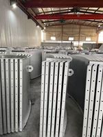 Silo en acier à volume maximal de 300T, hautement personnalisable, pour le stockage de ciment en vrac, de cendres volantes et de sable de silice, avec système de fixation par boulons
