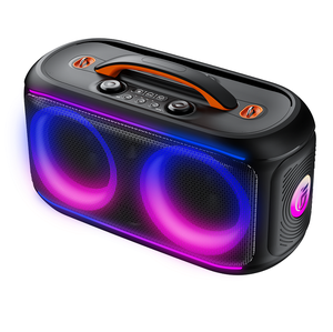 Nouveau haut-parleur portable Bluetooth haute puissance 80W 2025, haut-parleur de basses pour l'extérieur avec lumières de fête karaoké pour jardin, barbecue, fête à la piscine - Product Image 3