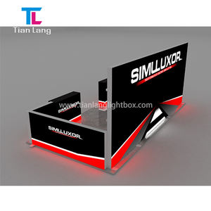 Agent Wanted Portable Rectangle-shaped Portable <b>Illuminated</b> Seg Lightbox for Advertising Exhibition Booth Exhibition Stands - Product Image 2