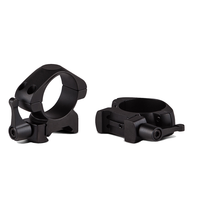 Anneaux de montage pour télescope en acier noir mat de 30 mm, anneaux de montage QD pour lampe torche ou lunette - Légers