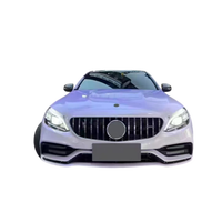Untuk Peningkatan Bumper Depan dan Belakang Mercedes-Benz 15-21 C-Class (W205) Model ke Seri AMG C63 Baru yang Populer.